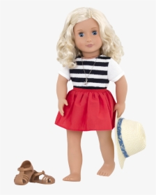 Clarissa Holding Hat And Sandals - One Generation Boneca Praia, HD Png Download, Free Download