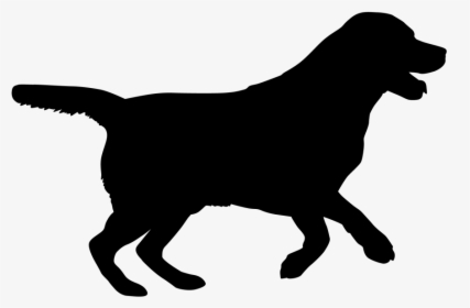 Labrador Retriever Puppy Silhouette Dog Breed Cat - Puppy Silhouette, HD Png Download, Free Download