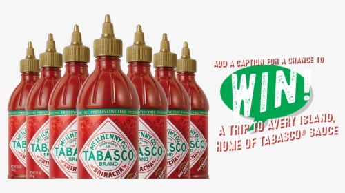 Win 1 Of 500 Free Bottles Of Tabasco Sriracha Sauce - Tabasco Sauce, HD Png Download, Free Download