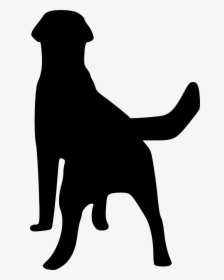 Back Dog Silhouette Png, Transparent Png, Free Download