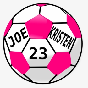 Pink Soccer Ball Clipart - Circle, HD Png Download, Free Download
