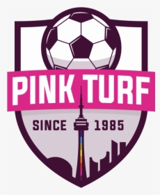 Pink Turf Soccer - Soccer League Logo Design, HD Png Download, Free Download