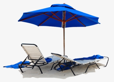 Beach Chair Umbrella Png Hd, Transparent Png, Free Download