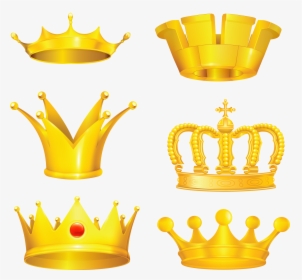 Gold Princess Crown Clipart Transparent Background - Crown Vector, HD Png Download, Free Download