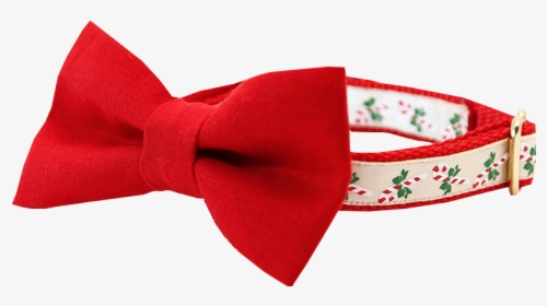 Christmas Bow Tie Transparent Background - Bow Tie Christmas Cat Collar, HD Png Download, Free Download