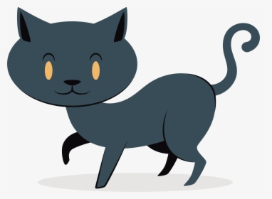 Transparent Black Cat Png - Domestic Short-haired Cat, Png Download, Free Download