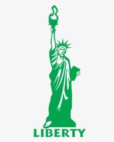 Statue Of Liberty Clipart Crown - Statue Of Liberty Color Cartoon, HD Png Download, Free Download