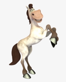 Horse, Toon, Funny, Cute, Toonpferd, Pose, Figure - Toon Horse, HD Png Download, Free Download