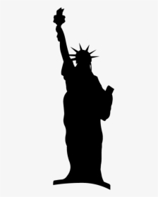 Statue Of Liberty Building Silhouette - Statue Of Liberty, HD Png Download, Free Download