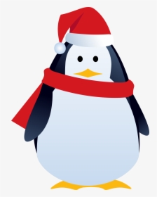 Christmas Penguin Big Image - Christmas Clipart Penguin, HD Png Download, Free Download