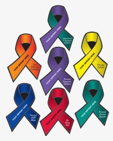 Distracted Driving Awareness Ribbon Clipart , Png Download - Distracted Driving Awareness Ribbon Color, Transparent Png, Free Download