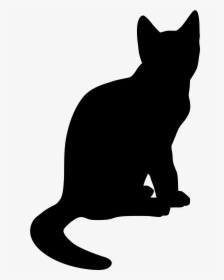 Download Free Download Black Cat Drawing Clipart Cat - Black Cat Drawing Transparent, HD Png Download, Free Download