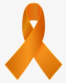 Transparent Orange Clip Art - Orange Cancer Ribbon Png, Png Download, Free Download