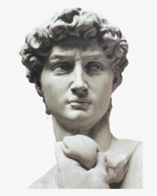 Transparent Statue Of David Png - Michelangelo David Statue Face, Png Download, Free Download