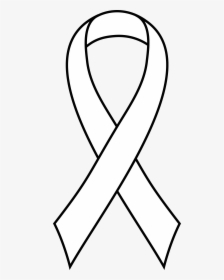 Clip Art Awareness Ribbon Vector Free - Lung Cancer Ribbon Svg, HD Png Download, Free Download