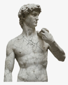 #cracked #statue #david #michaelangelo - David, HD Png Download, Free Download