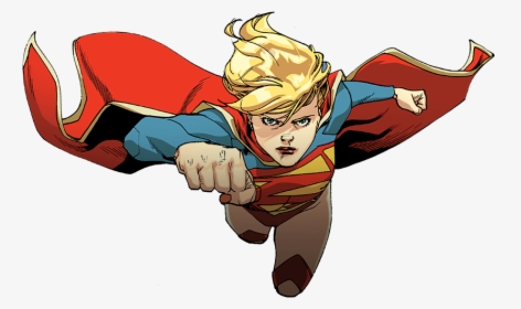 Comic Supergirl Transparent Background, HD Png Download, Free Download