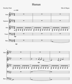 Human Dodie Piano Sheet Music, HD Png Download, Free Download