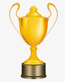 Transparent Gold Cup Trophy Png Clipart - Transparent Background Trophy Clip Art, Png Download, Free Download