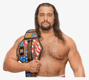 Rusev Champion With Belt - Wwe United States Champion Rusev, HD Png Download, Free Download
