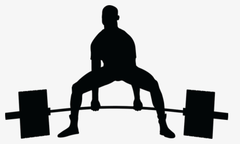 Powerlifting Silhouette, HD Png Download, Free Download
