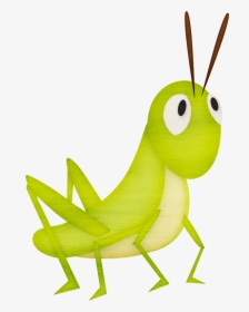 Transparent Flying Bug Png - Cartoon Grasshopper, Png Download, Free Download
