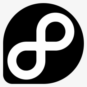 Fedora Logo Black And White, HD Png Download, Free Download