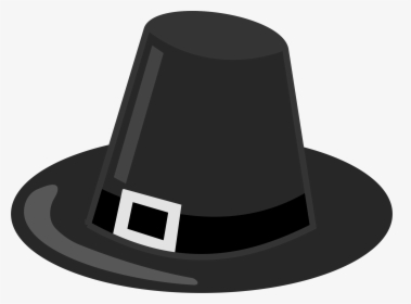 Black Hat Clip Arts - Pilgrim Hat Clip Art, HD Png Download, Free Download