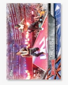 The Usos 2017 Wwe Road To Wrestlemania Base Cards Poster - Snowboarding, HD Png Download, Free Download