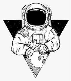 Minimalist Astronaut Art, HD Png Download, Free Download