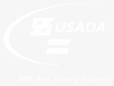 Usada Ufc Anti-doping Program Logo In White - Poster, HD Png Download, Free Download