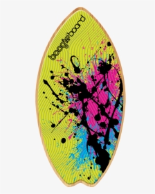 34068 Bb2012 Evaskimboard Green Render - Skimboard Boogie Board, HD Png Download, Free Download