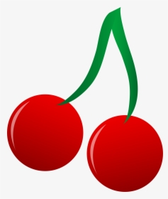 Bright Red Cherries Vector Art - Cartoon Cherries, HD Png Download, Free Download