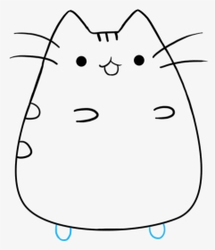 Cat Drawings Pusheen - Kitty Drawings Transparent Background, HD Png Download, Free Download