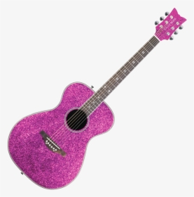 Pink Glitter Guitar, HD Png Download, Free Download