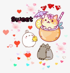 Molang Transparent Pusheen, HD Png Download, Free Download