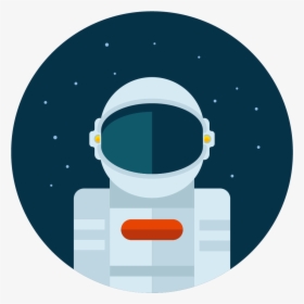 Astronaut Icon Vector - Outer Space Icon Png, Transparent Png, Free Download
