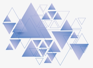 Triangle Shape Geometry Line Vector Graphics - Triangle Background Png, Transparent Png, Free Download