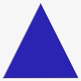 Blue Triangle - Blue Triangle Transparent Background, HD Png Download, Free Download