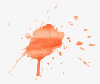 Orange Paint Splatter Texture, HD Png Download, Free Download