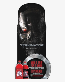 Standee Terminator Genisys T-800 Big Red Skull - Wallpaper, HD Png Download, Free Download