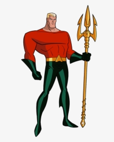 Clip Art Aquaman Cartoon - Justice League Aquaman Cartoon, HD Png Download, Free Download