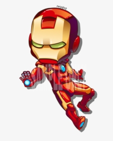 Transparent Iron Man Png - Cartoon Iron Man Drawing, Png Download, Free Download
