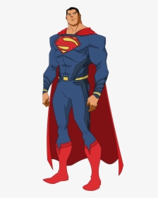 Superman Clip Simple - Batman And Superman Vector, HD Png Download, Free Download