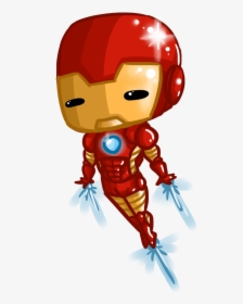 Transparent Man Clipart - Iron Man Chibi Drawing, HD Png Download, Free Download