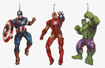 Avengers Characters Decorations - Avengers Characters For Party, HD Png Download, Free Download
