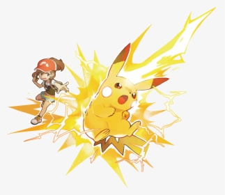 Art Id - - Let's Go Pikachu Art, HD Png Download, Free Download