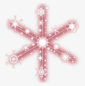 Transparent Red Snowflake Png - Christmas Snowflakes Snow Stickers, Png Download, Free Download