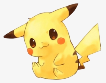 #pikachu #pokemon #cute #animal #cool #yellow #pika - Pikachu Chibi, HD Png Download, Free Download