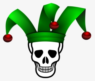 Jester Clipart Transparent - Clipart Skull, HD Png Download, Free Download